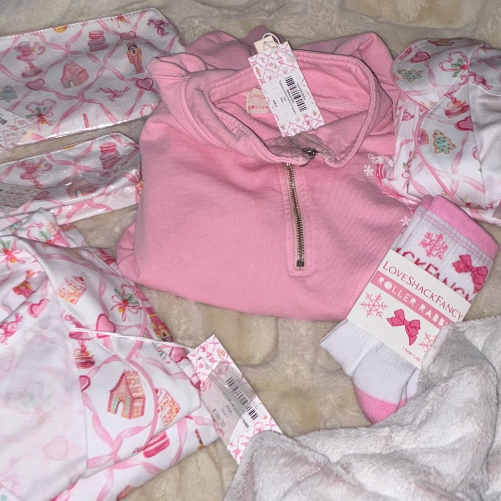 Loveshackfancy x Roller Rabbit with Monkey Slippers Size Large